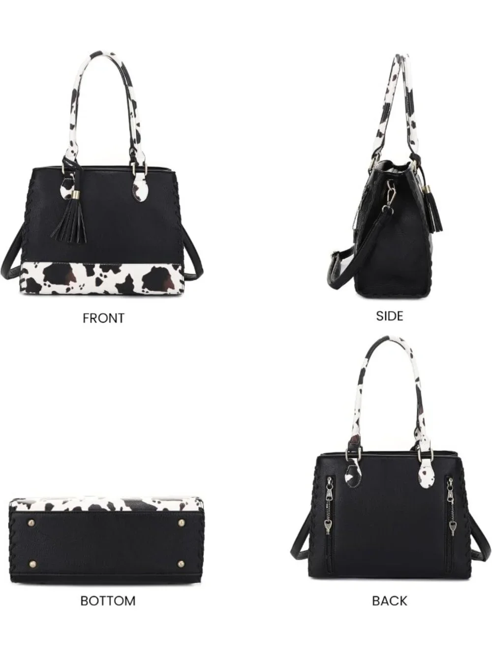Stylish Montana Top Handle Satchel Purse | Women's Crossbody Tote Bag, Chic